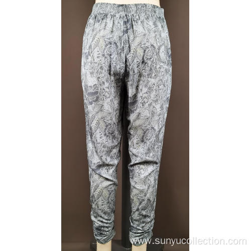 ladie's viscose woven printed pant